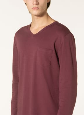 mey Pajamas , Color: DARK RED/ GRAY (Image 1)