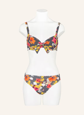 Lidea Basic bikini bottoms POPPY, Color: NEON RED/ OLIVE/ YELLOW (Image 1)