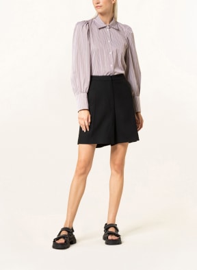 SANDRO Hemdbluse , Farbe: WEISS/ BRAUN (Bild 1)