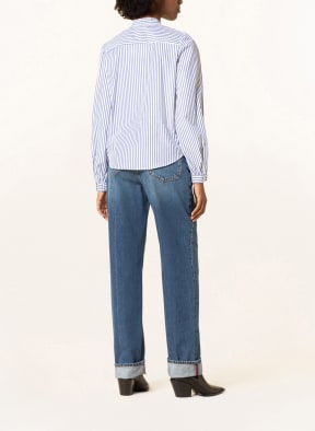 VANILIA Bluse, Farbe: WEISS/ BLAU (Bild 1)