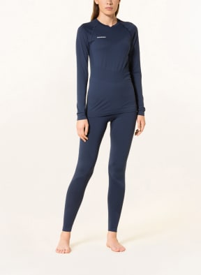 MAMMUT Longsleeve TRIFT mit Merinowolle, Farbe: DUNKELBLAU (Bild 1)