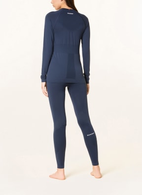 MAMMUT Longsleeve TRIFT mit Merinowolle, Farbe: DUNKELBLAU (Bild 1)