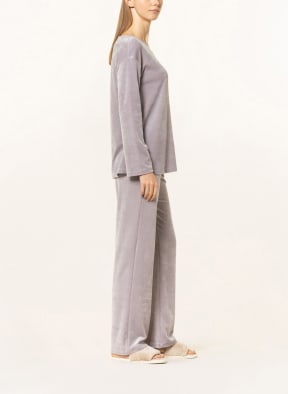 HANRO Lounge pants FAVOURITES in velour, Color: LIGHT PURPLE (Image 1)