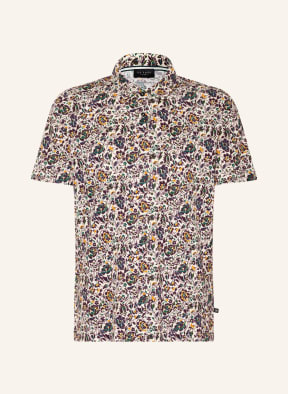 TED BAKER Piqué-Poloshirt TORIDON, Farbe: DUNKELLILA/ GRÜN/ WEISS (Bild 1)