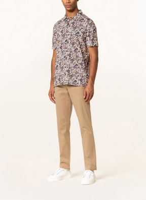 TED BAKER Piqué-Poloshirt TORIDON, Farbe: DUNKELLILA/ GRÜN/ WEISS (Bild 1)