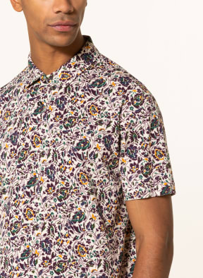 TED BAKER Piqué-Poloshirt TORIDON, Farbe: DUNKELLILA/ GRÜN/ WEISS (Bild 1)