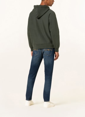Nudie Jeans Hoodie FREDRIK, Farbe: DUNKELGRÜN (Bild 1)