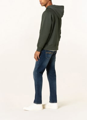 Nudie Jeans Hoodie FREDRIK, Farbe: DUNKELGRÜN (Bild 1)