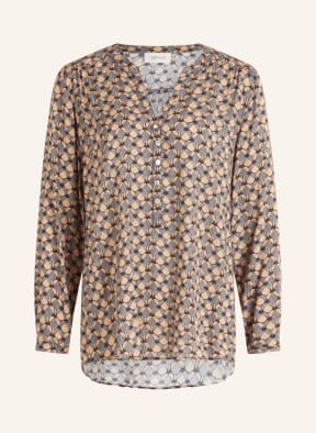 CARTOON Blusenshirt, Farbe: CAMEL/ DUNKELGRAU/ GRAU (Bild 1)