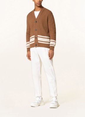 Marc O'Polo Cardigan, Color: BROWN/ CREAM (Image 1)