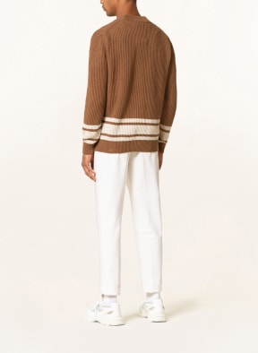 Marc O'Polo Cardigan, Color: BROWN/ CREAM (Image 1)