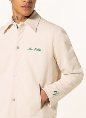 Marc O'Polo Overshirt in sweatshirt fabric, Color: ECRU (Image 1)