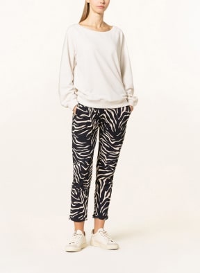 Juvia Sweatpants MARGIE, Color: DARK BLUE/ CREAM (Image 1)