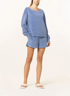Juvia Terry cloth shorts, Color: BLUE (Image 1)