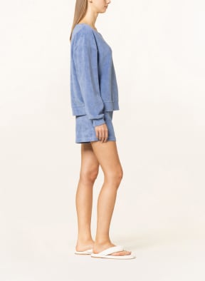 Juvia Terry cloth shorts, Color: BLUE (Image 1)