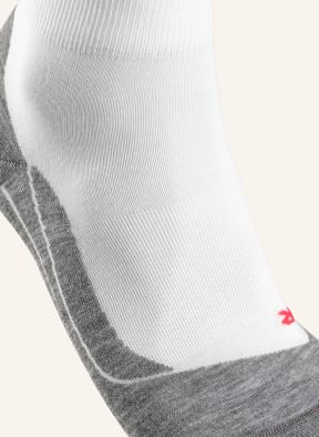 FALKE Running socks RU4 SHORT, Color: WHITE/ GRAY (Image 1)