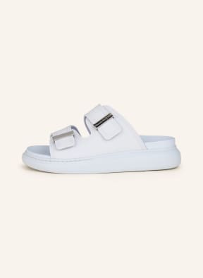 Alexander McQUEEN Platform slides , Color: WHITE (Image 1)