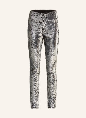 ISABEL MARANT Trousers MADILIO with reversible sequins , Color: SILVER (Image 1)
