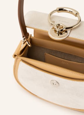 Tess leather crossbody bag Chloé Beige in Leather - 35915480