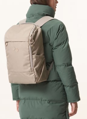 pinqponq Backpack PURIK with laptop compartment 21 l, Color: BEIGE (Image 1)