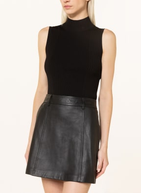REISS Lederrock ELIZA, Farbe: SCHWARZ (Bild 1)