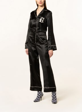 GUCCI Jumpsuit mit Seide in 1043 black mix