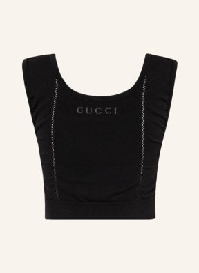 GUCCI Cropped top, Color: BLACK (Image 1)