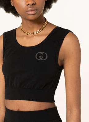 GUCCI Cropped top, Color: BLACK (Image 1)