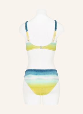 watercult Bügel-Bikini-Top OMBRÉ FLOW, Farbe: PETROL/ MINT/ DUNKELGELB (Bild 1)