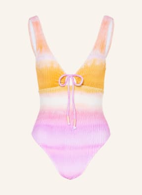 watercult Swimsuit OMBRÉ FLOW, Color: YELLOW/ LIGHT PURPLE/ LIGHT ORANGE (Image 1)