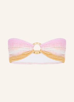 watercult Góra od bikini bandeau OMBRÉ FLOW, Kolor: RÓŻOWY/ ŻÓŁTY (Obrazek 1)
