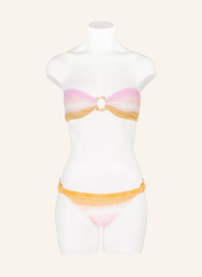 watercult Góra od bikini bandeau OMBRÉ FLOW, Kolor: RÓŻOWY/ ŻÓŁTY (Obrazek 1)