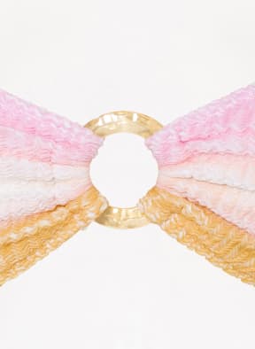watercult Góra od bikini bandeau OMBRÉ FLOW, Kolor: RÓŻOWY/ ŻÓŁTY (Obrazek 1)