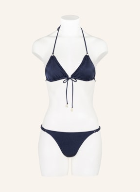 watercult Triangel-Bikini-Top MAKRAMÉ LOVE , Farbe: DUNKELBLAU (Bild 1)