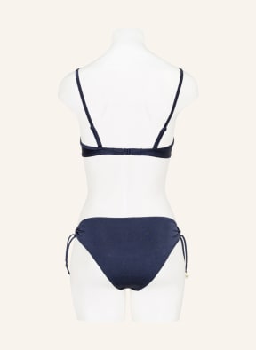 watercult Underwired bikini top MAKRAMÉ LOVE, Color: DARK BLUE (Image 1)