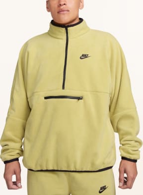 Yellow nike half zip best sale