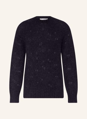 OUR LEGACY Sweater with alpaca and mohair in dark blue