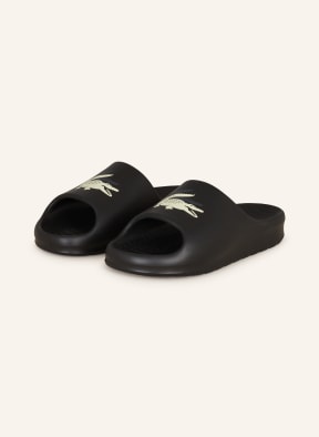 LACOSTE Pantoletten SERVE SLIDE 2.0 in schwarz