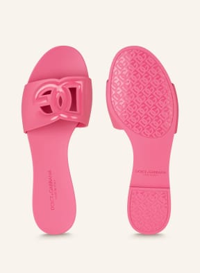 Dolce and gabbana cheap pink slides