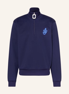 JW ANDERSON Half zip sweater in dark blue