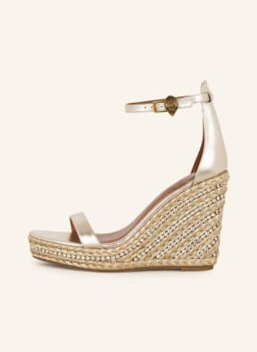 Kurt geiger white wedge sandals online