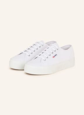 Superga linen discount slip on sneakers
