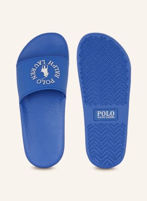 POLO RALPH LAUREN Slides in blue