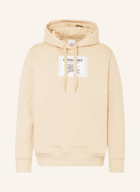 BURBERRY Hoodie LYTTEL in light brown/ white