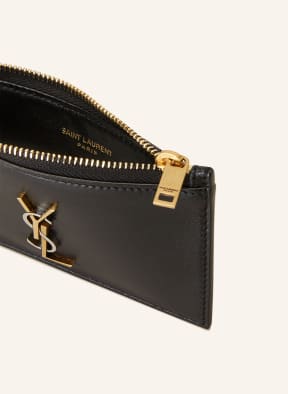 Saint Laurent 'Monogram' Kartenetui - Schwarz für Damen