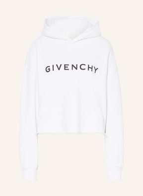 Givenchy destroyed logo top hoodie