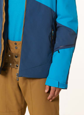 ziener Ski jacket TIMPA turquoise/ blue olive/ in dark