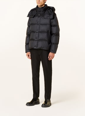 BURBERRY Down jacket LEEDS with detachable sleeves in black
