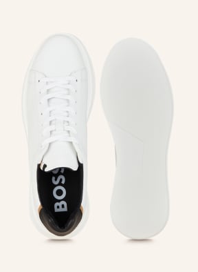 Hugo boss white outlet shoes mens