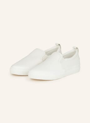 COS Slip on sneakers in white